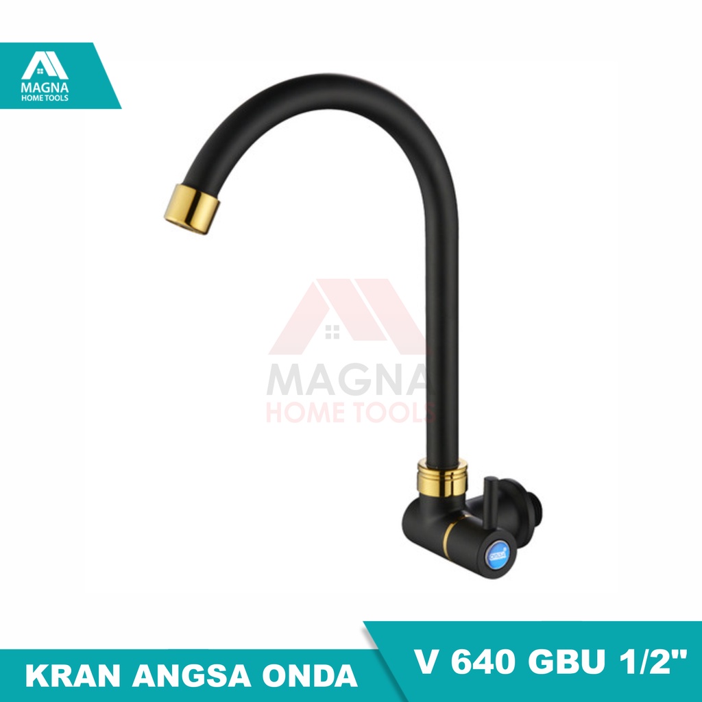 KRAN ANGSA 1/2 INCH ONDA CUCI PIRING HITAM V 640 GBU