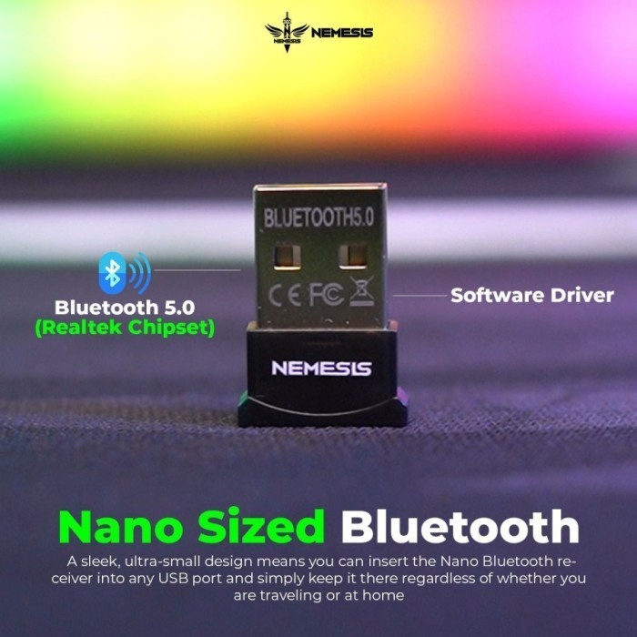 Bluetooth USB NYK Nemesis N10 / N-10 Bluetooth Dongle 5.0