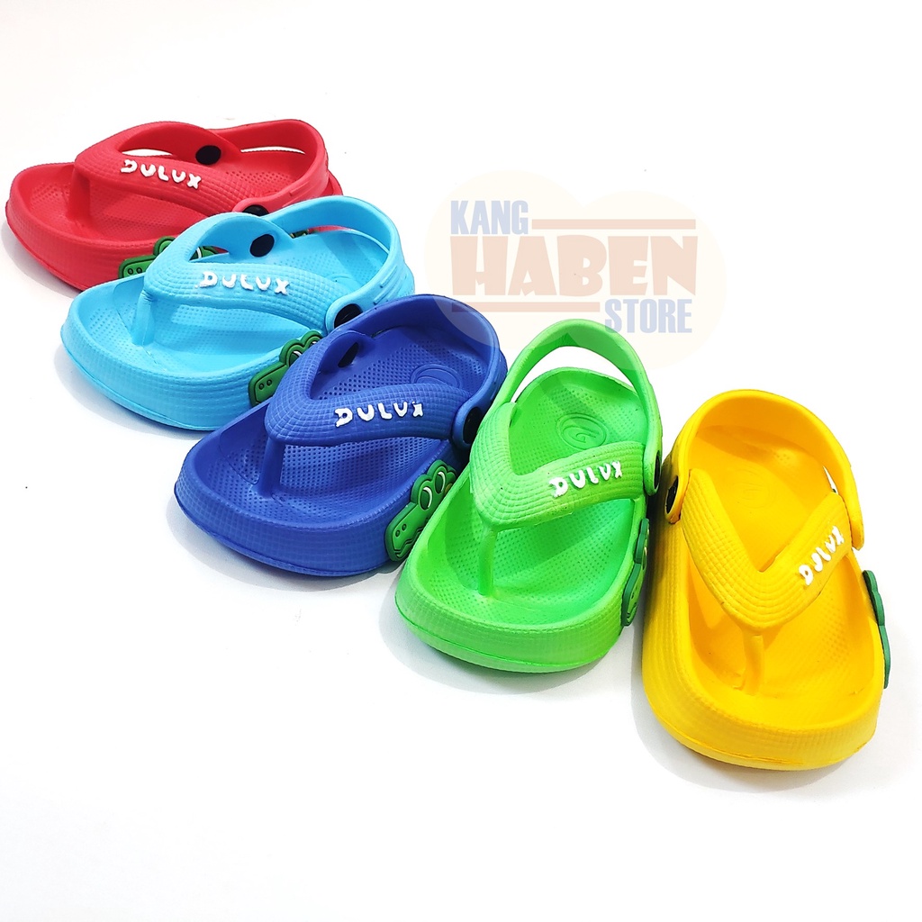 Habenkids - Sandal Jepit Anak Laki Laki Lucu Karakter Buaya