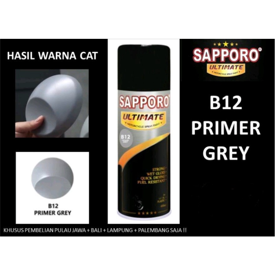 Sapporo Ultimate B12 Primer Grey / Sapporo Spray / Epoxy / Poxy