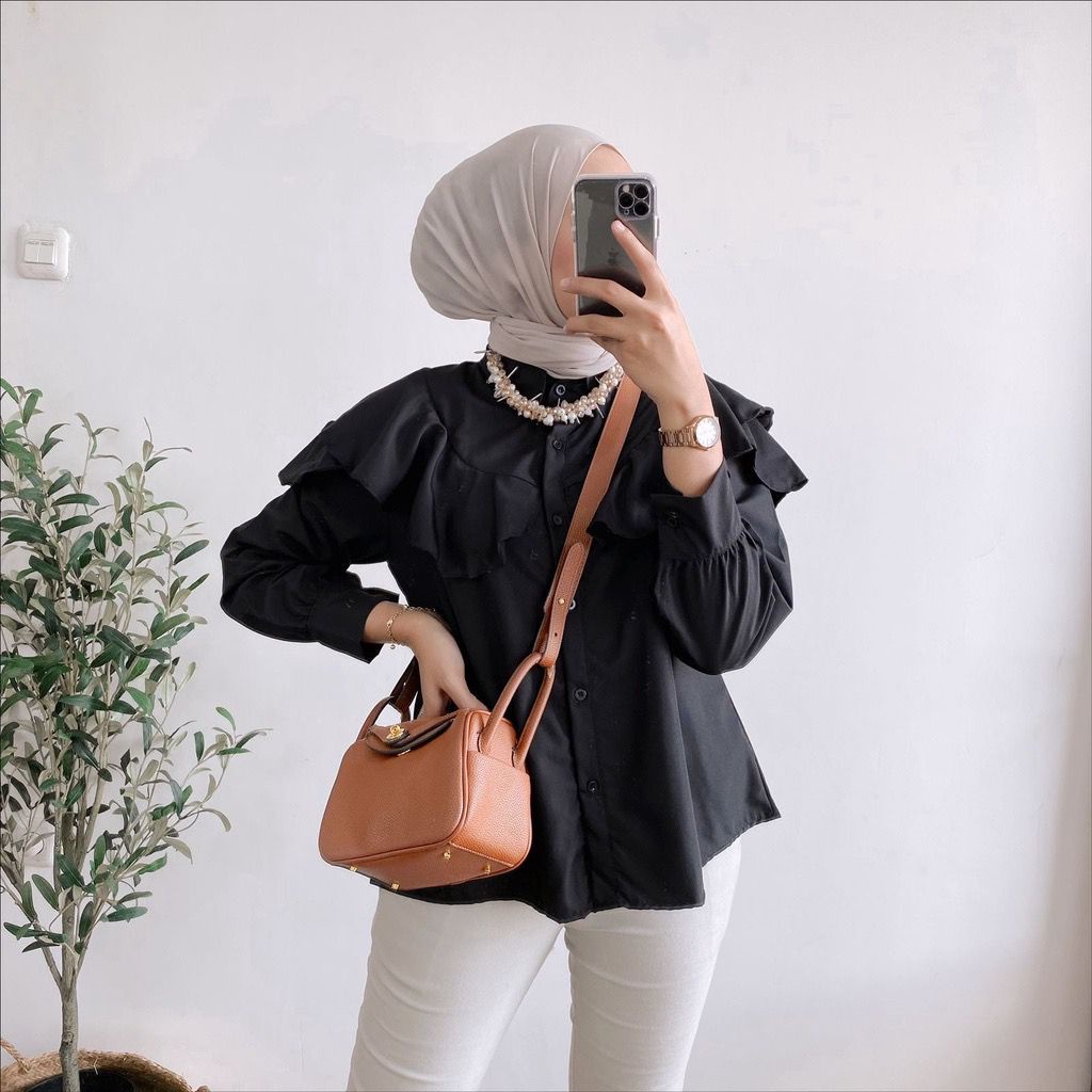 GFS RANIA RUFFLE BLOUSE