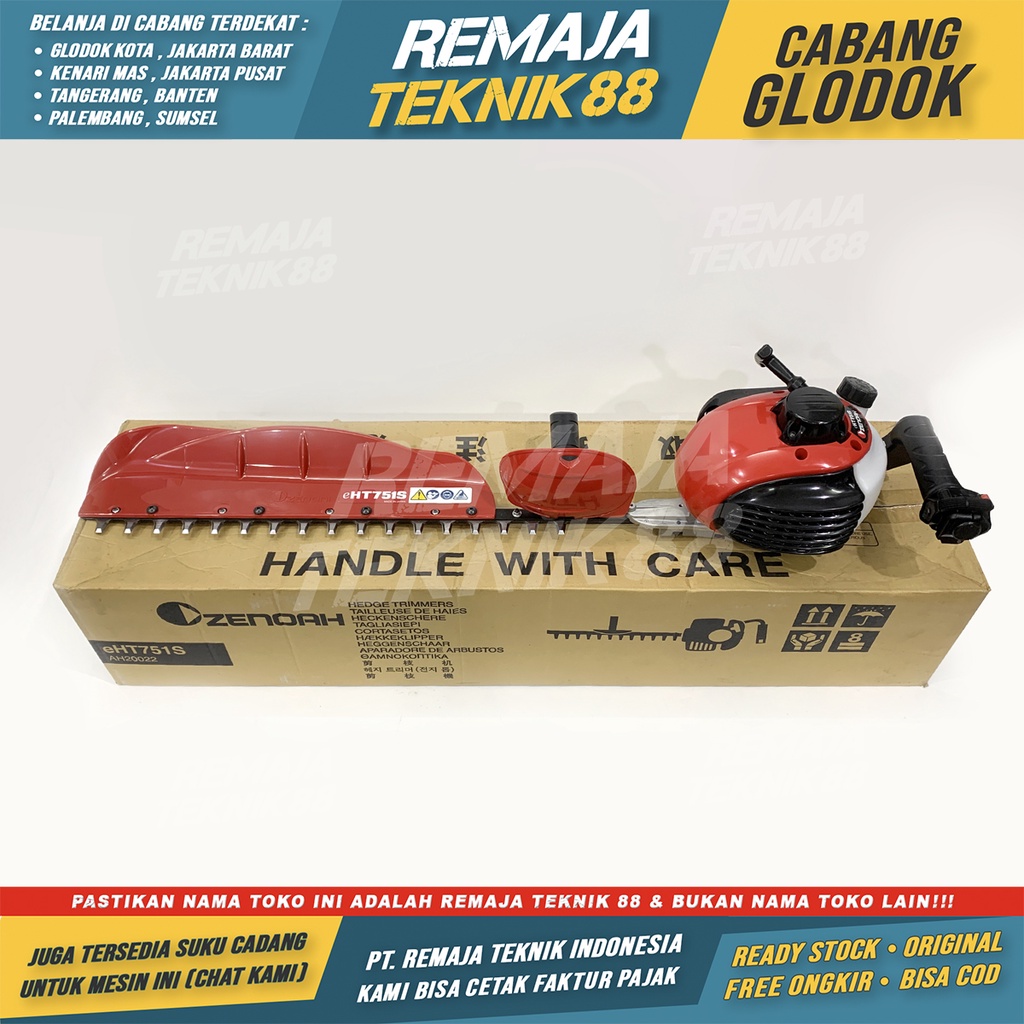 MESIN POTONG DAHAN ZENOAH / HEDGE TRIMMER KOMATSU ZENOAH EHT 751S