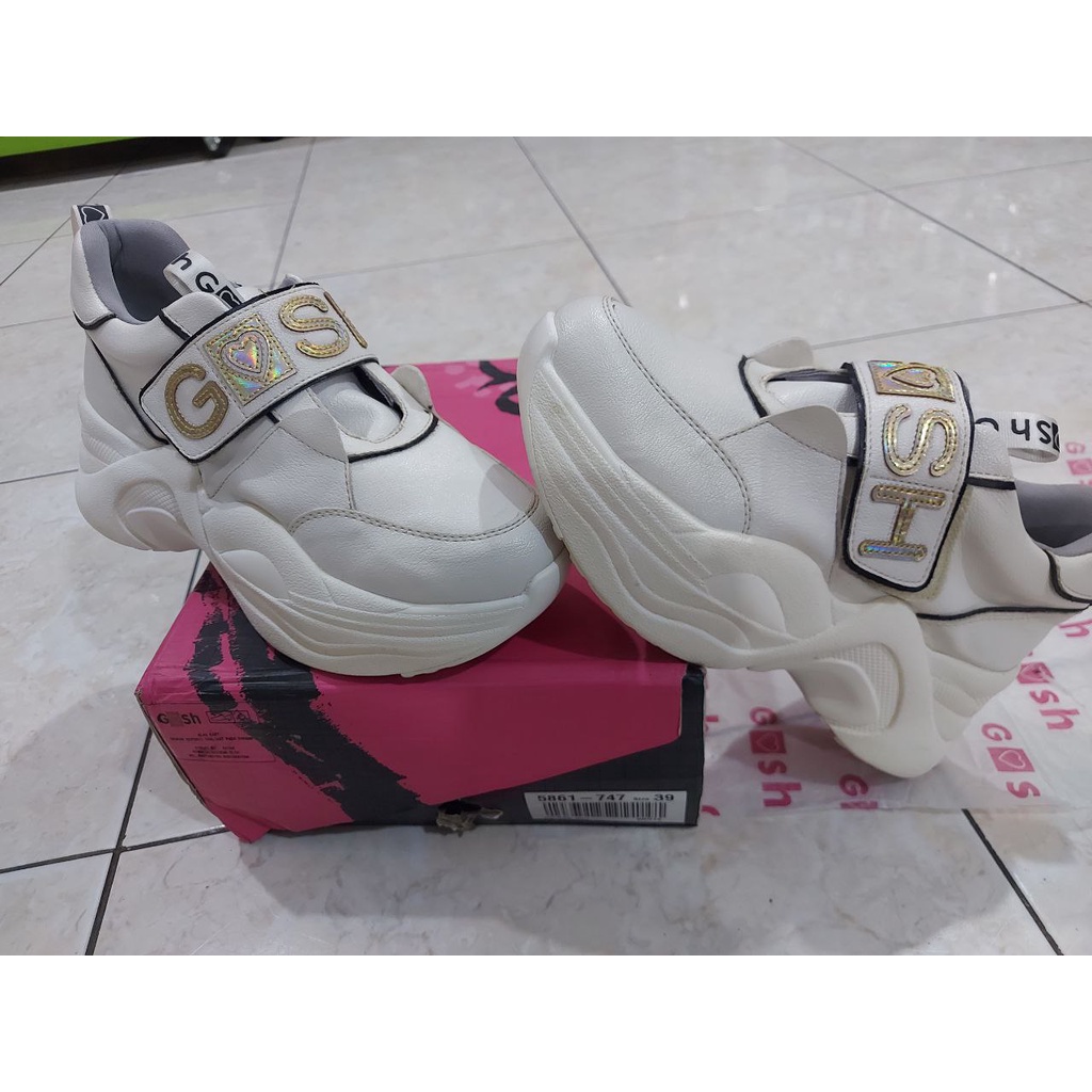 Jual>> Sepatu GOSH ART 747 white, Size 39