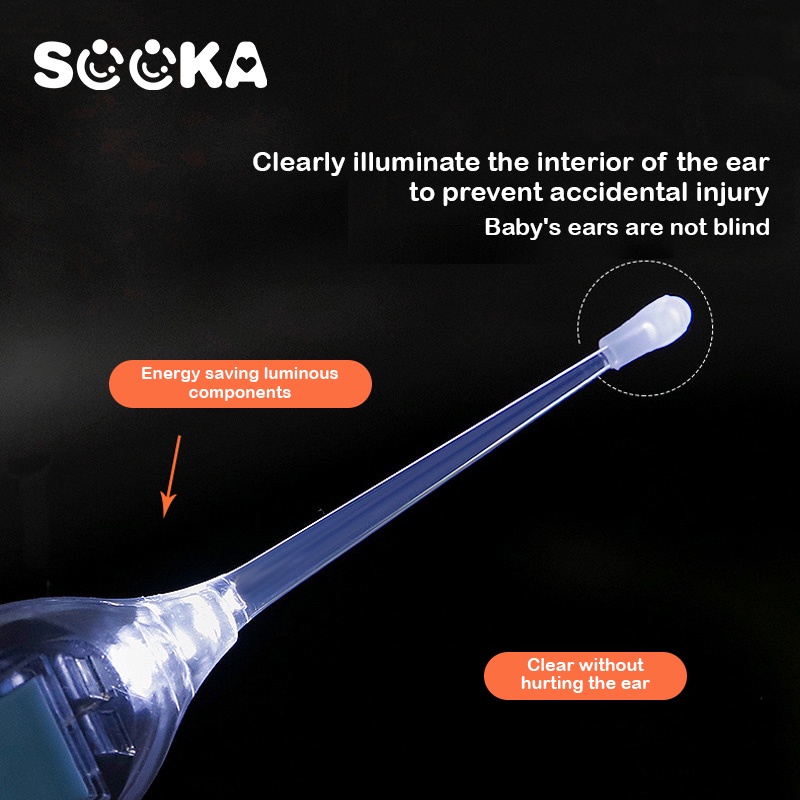 SOOKA Luminous Ear Spoon - Pembersih Telinga Bayi SK-EAB1123