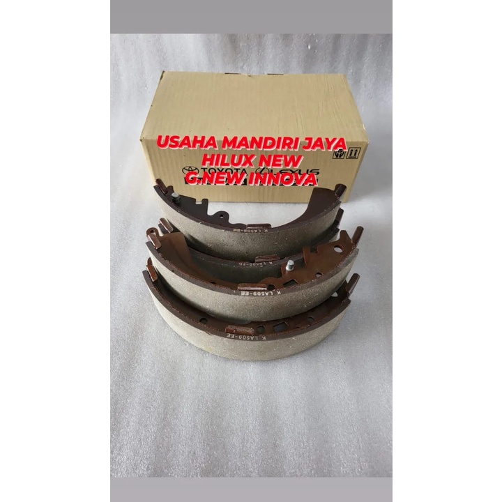 BRAKE SHOE REAR-KAMPAS REM BELAKANG HILUX NEW/ INNOVA GRAND NEW 0K140 REBORN