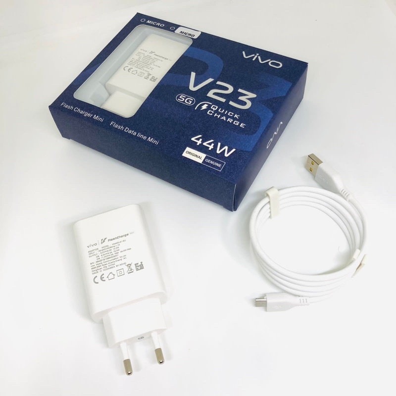 Charger Vivo V23 5G 44w For Android Casan Vivo V23 Usb micro Type C BY SMOLL