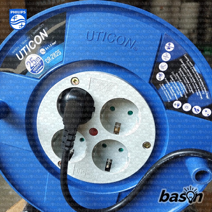 UTICON CR2825 Cable Reel  - Kabel Gulung Arde 25 meter