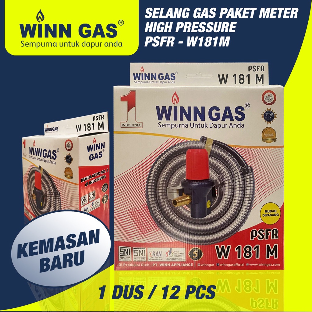 WINN GAS PSFR W-181M Regulator Paket Tekanan Tinggi