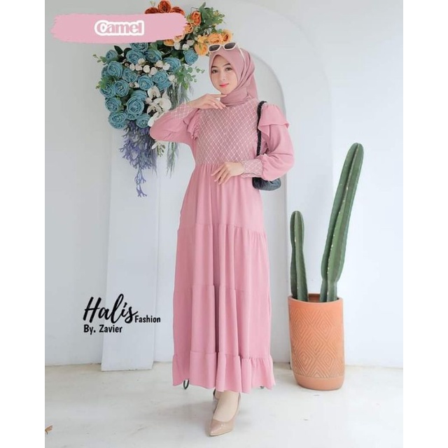 GAMIS BRUKAT ALL OVER VOL 1 BY HALIS / GAMIS REMAJA TERBARU / GAMIS CRINKLE MURAH / GAMIS ORIGINAL B