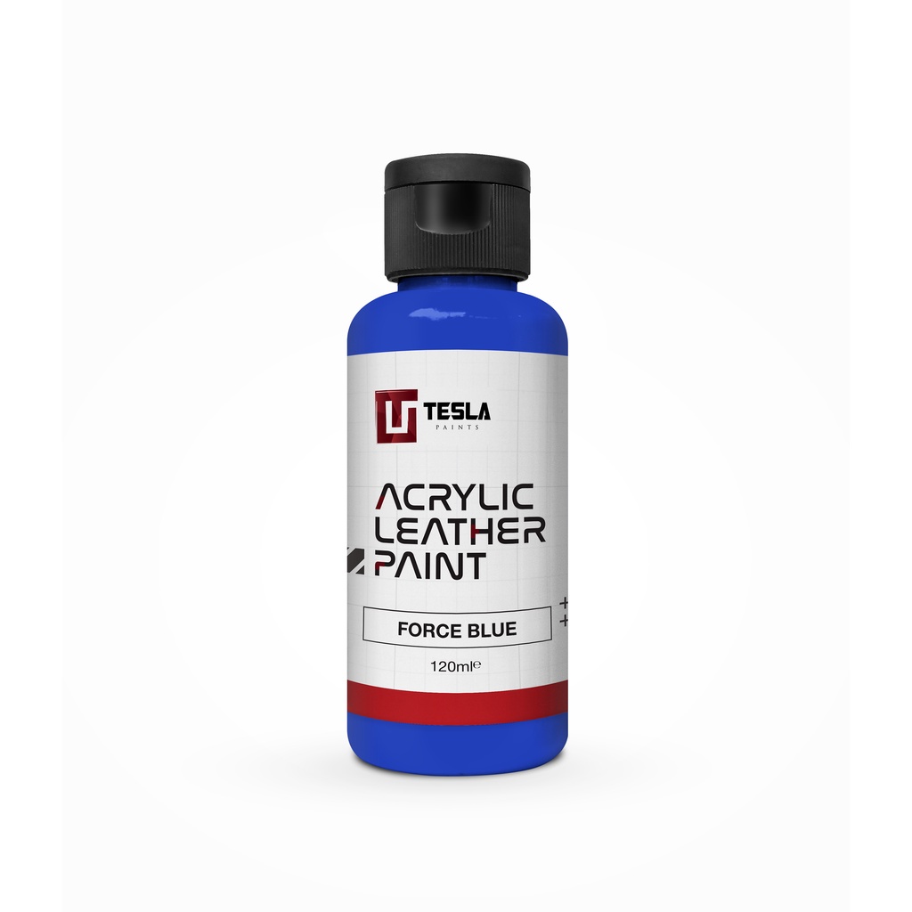 

ACRYLIC LEATHER PAINT - 120ML - FORCE BLUE