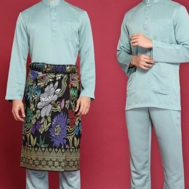 SETELAN BAJU KOKO PRIA TELUK BELANGA MELAYU SET MALAYSIA KOKO PRIA
