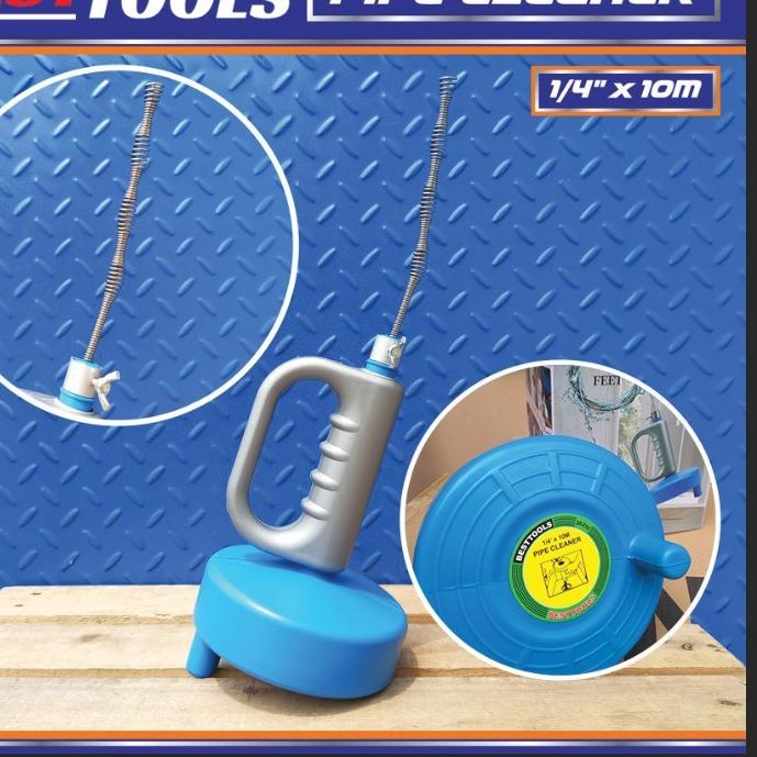 Limited✔️✔️-Pipe cleaner 10m kabel sling saluran air macet mampet BESTTOOLS PCM010 alat pembersih pi