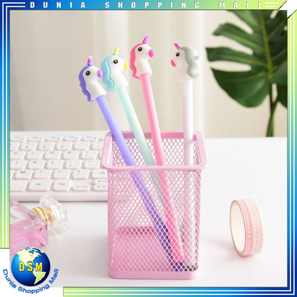 

DSM Pena Karakter Cantik Kepala Unicorn Pulpen Karakter Unik Lucu Pena Karakter Pulpen Gel Alat Tulis Sekolah Motif Unicorn Murah