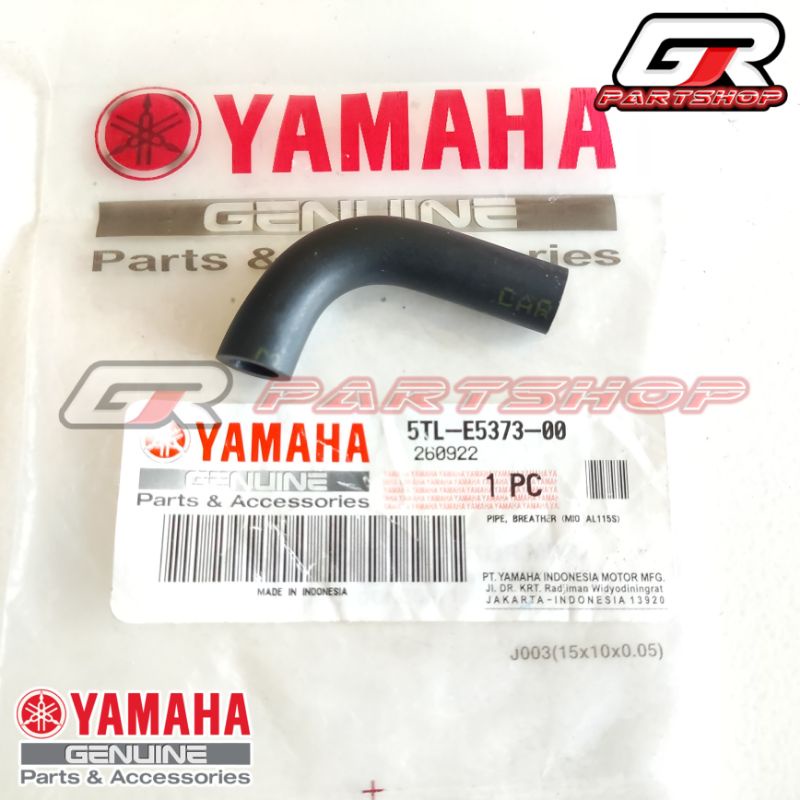 selang hawa cvt mio sporty smile soul fino ori ygp original yamaha pipe breather