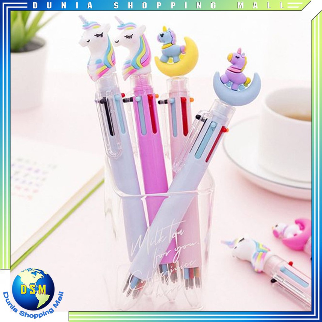 

DSM PENA MEKANIK KARAKTER UNICORN PULPEN KARAKTER UNICORN 6 WARNA BOLPEN MOTIF KUDA PONY IMUT PEN MEKANIK LUCU MURAH