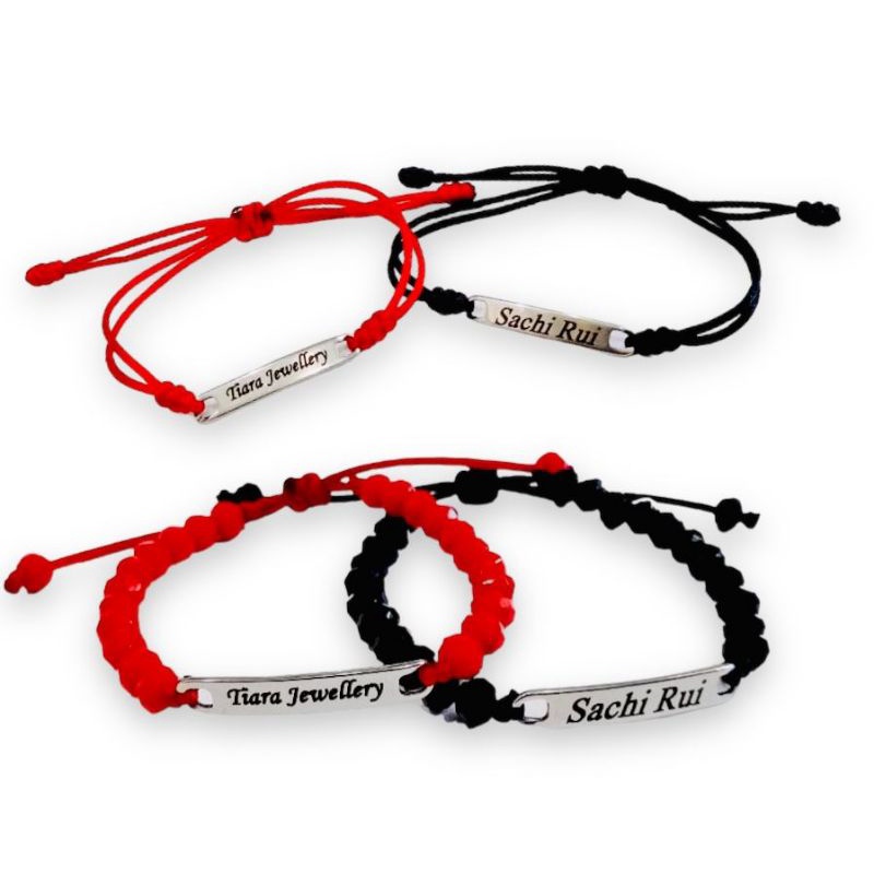 GELANG NAMA Titanium pesan sesuai namamu