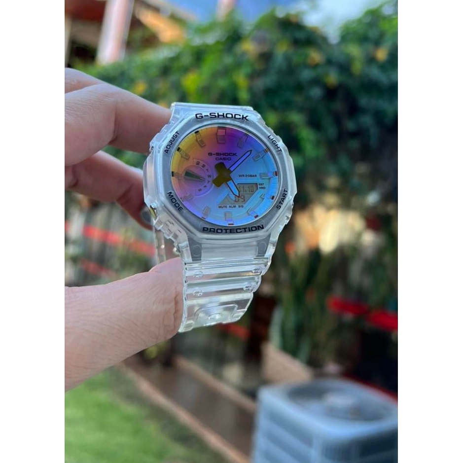 Jam Tangan Pria G-Shock Special Color Shades of Rainbow GA-2100SRS-7A