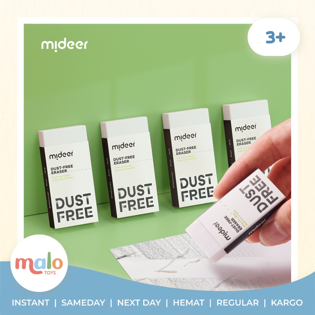

MALOTOYS - Mideer Eraser 3in1 Penghapus Karet Pensil Alat Tulis Anak Setip Stip Peralatan Sekolah Kantor Malo Toys