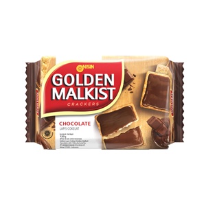 

NISSIN CRACKERS GOLDEN MALKIST CHOCOLATE PCK 120g