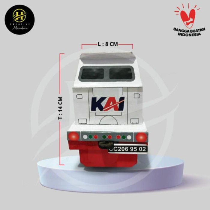 PROMO MINIATUR KERETA API - LOKOMOTIF CC206 LIVERY 2014 TERLARIS