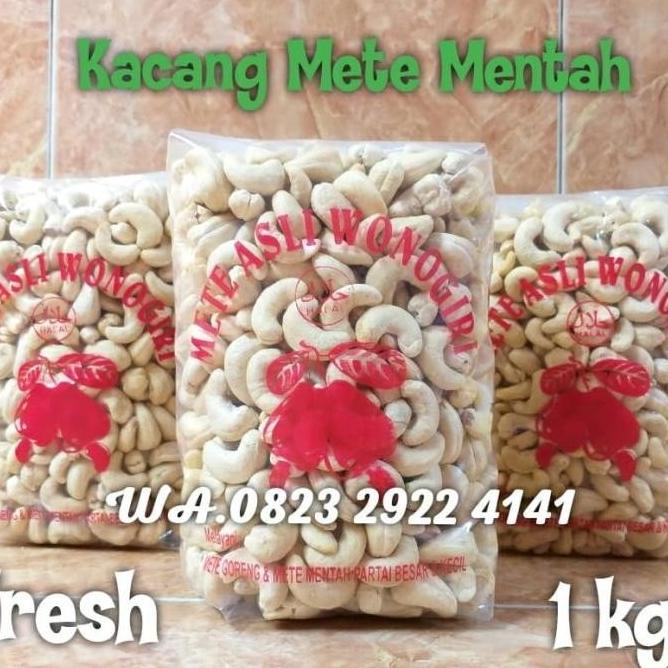 

Original Grosir Kacang Mede/Mete/Cashew Nut Mentah Asli Wonogiri 1 Kg Yesicamart