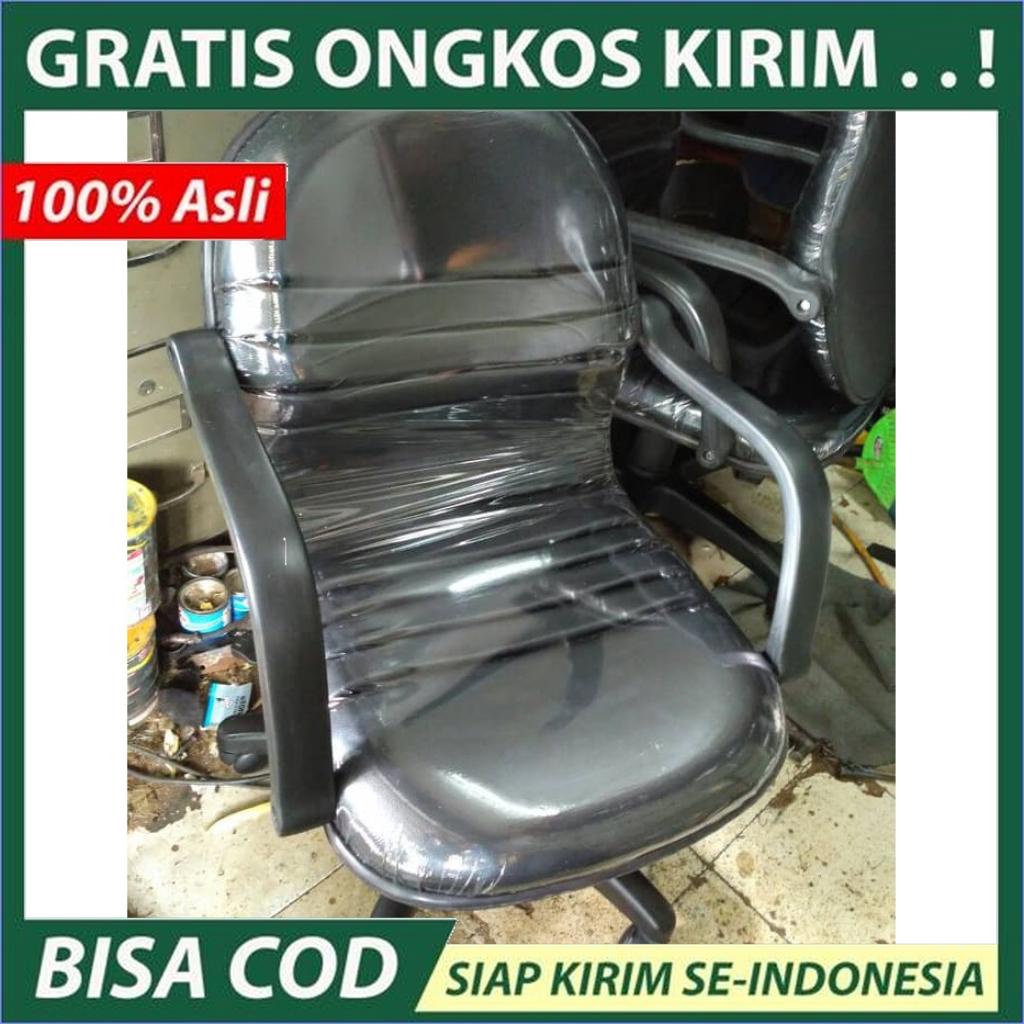 

BISA COD Kursi staff kantor papan L motif garis