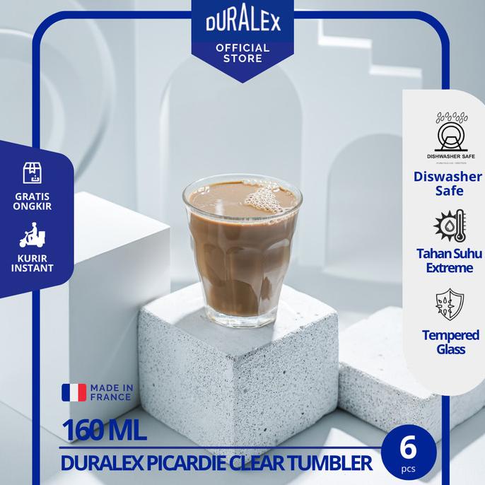 Duralex Gelas Kopi Picardie 160 ml -Set of 6