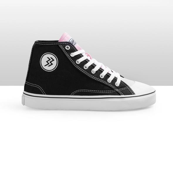 Geoff Max Official - Timeless Hi Black Pink | Sepatu Pria | Sepatu Wanita | Sepatu Unisex
