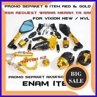 JALU BANDUL STANG CNC VIXION NEW-NVL VARIASI SEPAKET 6 ITEM parts 29M4R23