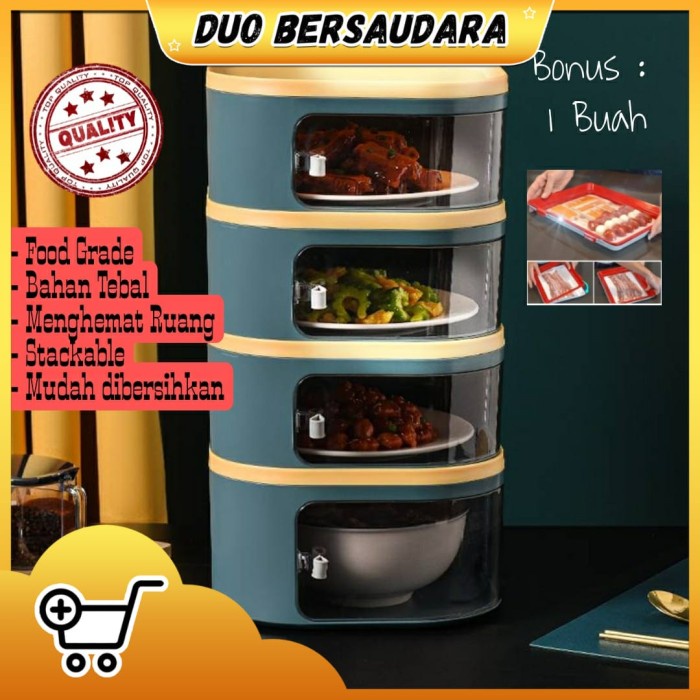 Terlaris Tudung Saji Portable Insulation Susun/Tingkat 5 Premium Quality