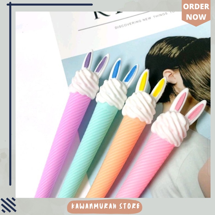 

Pulpen Ice Cream Lucu / Pulpen Motif Kelinci / Pena Bunny Kelinci