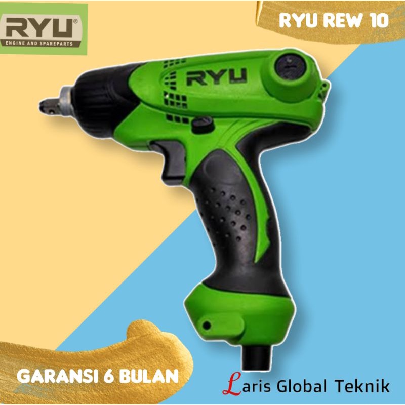 Mesin Impact Listrik RYU Tekiro /Buka Baut Motor Elektrik REW10