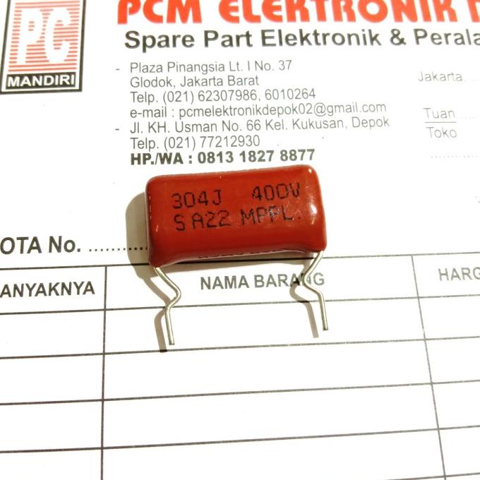 milar 304 400 304J 400V 304J400V 300nF pcmelektrob9090 Ayo Beli