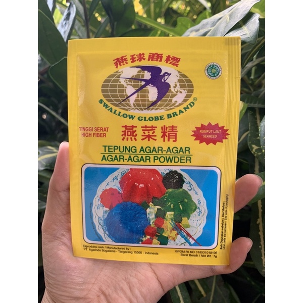 

Tepung Agar Agar SWALLOW GLOBE BRAND Putih/ Agar agar polos/ Agar agar plain/ Agar agar bubuk putih