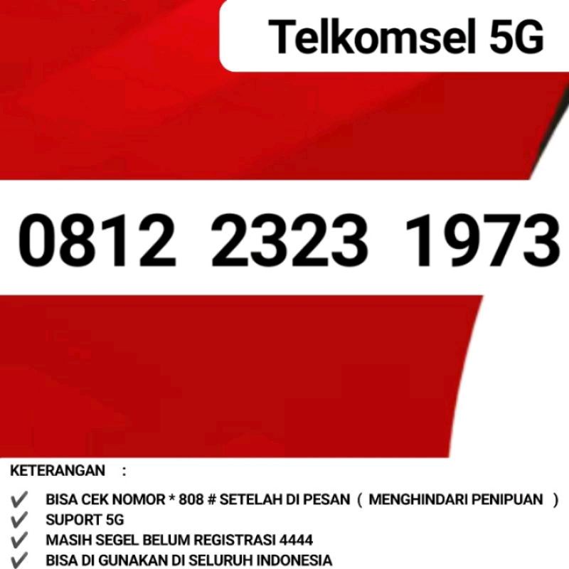 Simpati 1973 Nomor Cantik Simpati 4G Seri Tahun Lahir 1973 Simpati Kembar Murah 2323 Tahun 1973