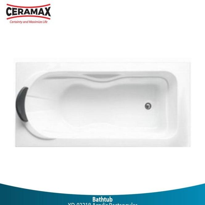 Ceramax Xd-03218 Acrylic Rectangular Bathtub