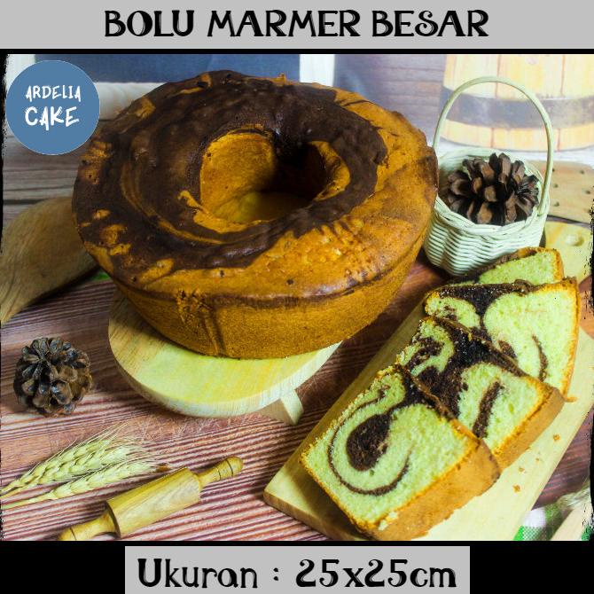 

Bolu Marmer 25X25Cm / Marmer Cake Premium / Kue Lebaran