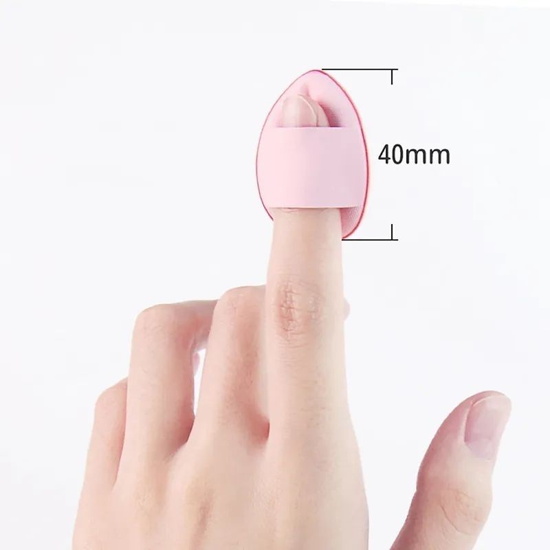 finger puff ukuran mini makeup sponge kosmetik thumb air cushion concelear stabilo