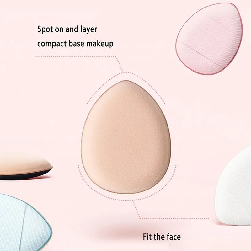 finger puff ukuran mini makeup sponge kosmetik thumb air cushion concelear stabilo