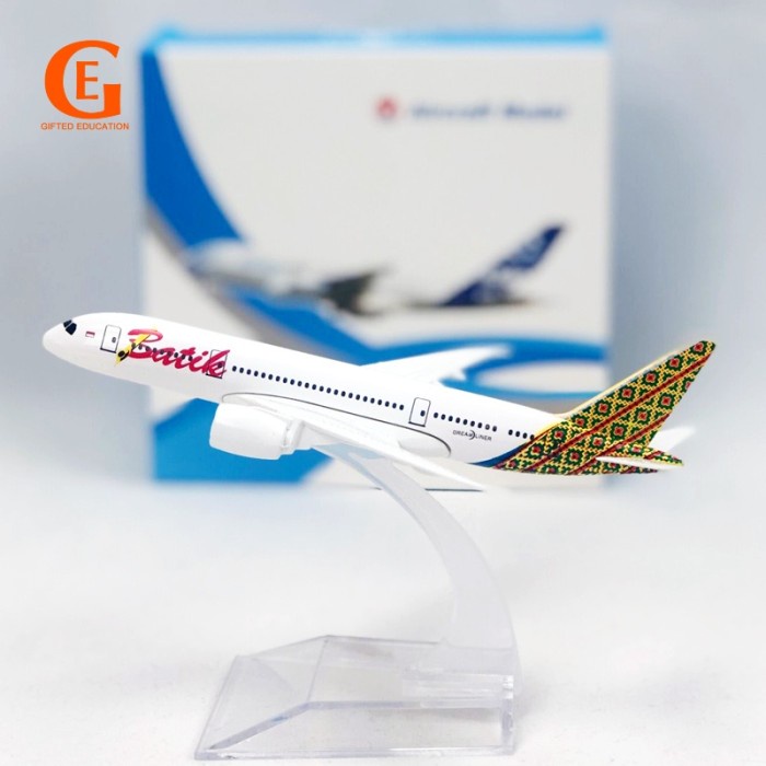 PROMO JO860 MINIATUR DIECAST PESAWAT INDONESIA BATIK AIR B787 BOIENG 787 BAH TERLARIS