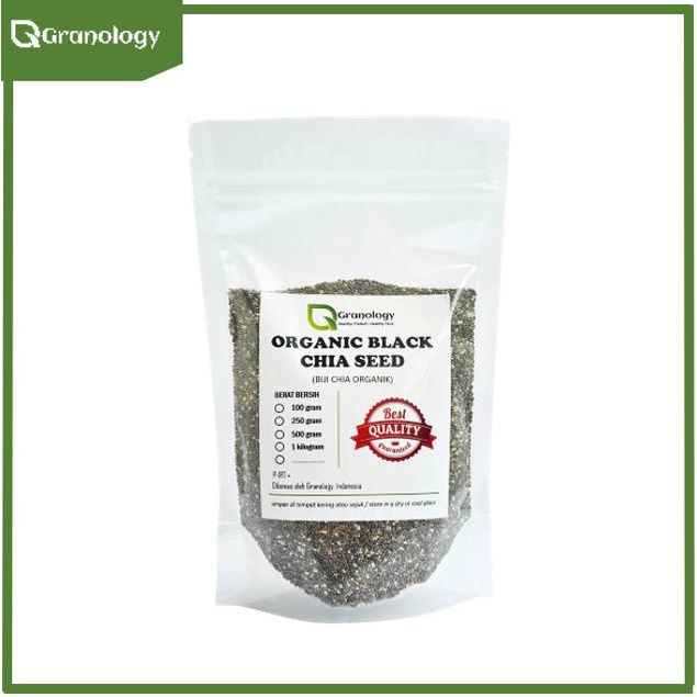 

SALE ORGANIC CHIA SEED PERU KUALITAS TERBAIK (250 GRAM) BY GRANOLOGY