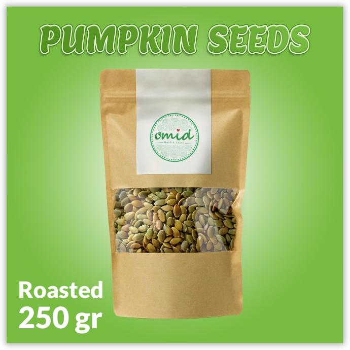 

PRODUK ORGANIC ROASTED PUMPKIN SEEDS (BIJI LABU PANGGANG ORGANIK) 250GR