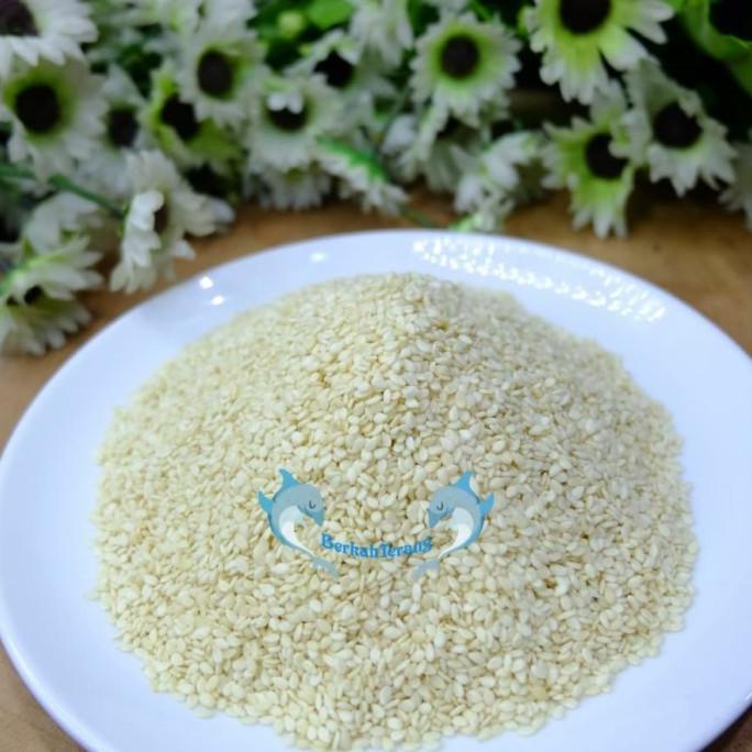 

TERBARU BIJI WIJEN PUTIH IMPORT SUPER 250GR / WHITE SESAME SEED HALAL