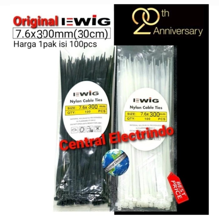 

Terlaris Kabel Ties 7.6X300Mm (30Cm)