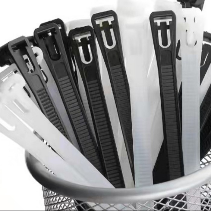 

Terlaris Kabel Ties Buka Pasang/Cable Tie Releasable Reusable 35Cm 100Pcs