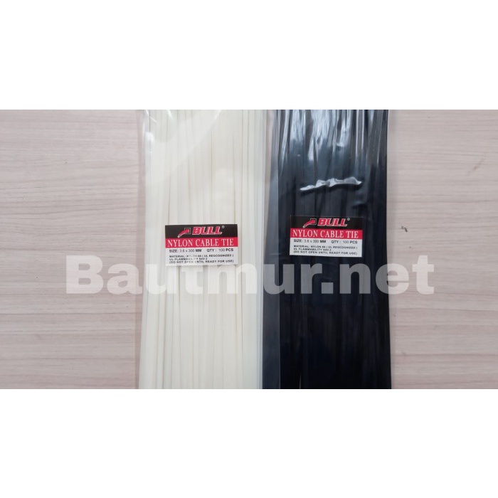 

Terlaris Kabel Ties Tali Ripet 4X300Mm Pengikat Kabel 30Cm Putih