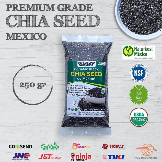 

SALE CHIA SEED MEXICO ORGANIC 100% 250GR - SUPER FOOD COCOK UNTUK DIET