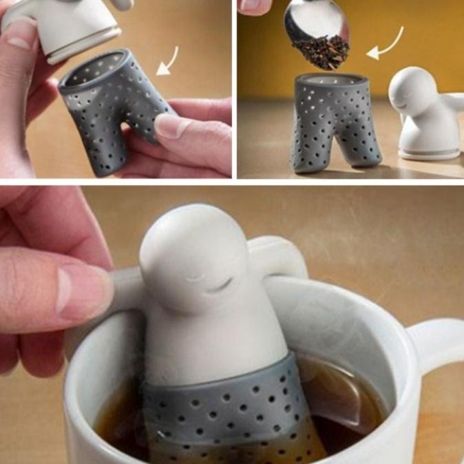 

TERLARIS!!! Saringan teh silikon orang berendam tea bag strainer infuser dapur new