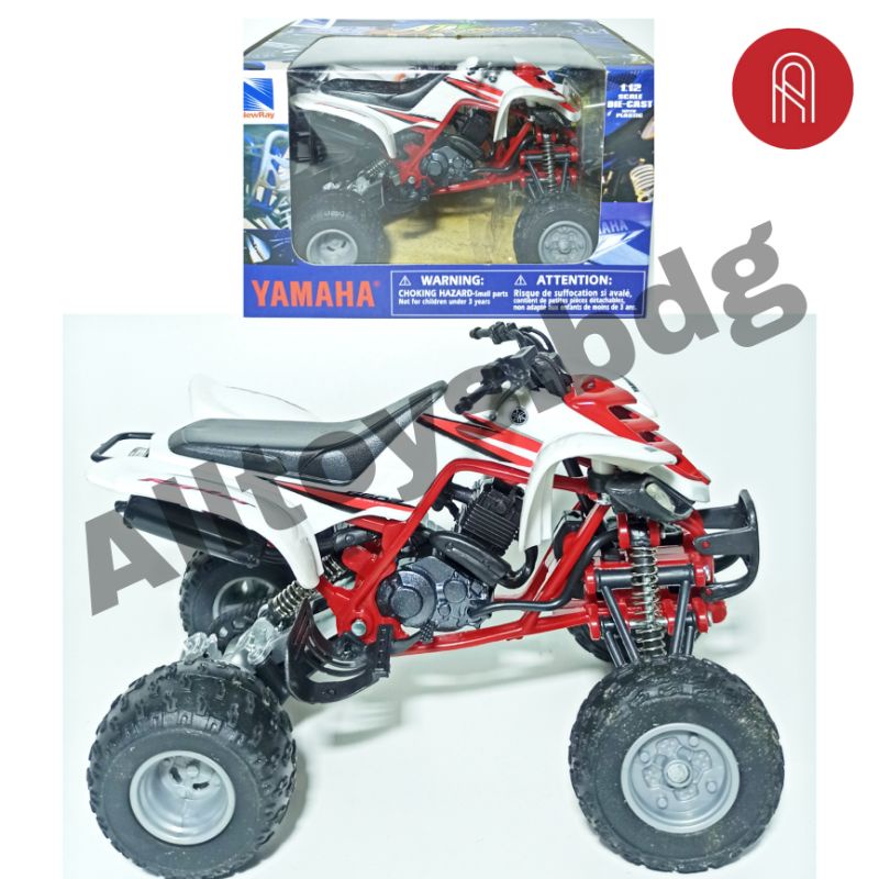 Motor ATV Yamaha Raptor  660R 1:12 Newray diecast miniature mainan anak / motor koleksi / motor spor