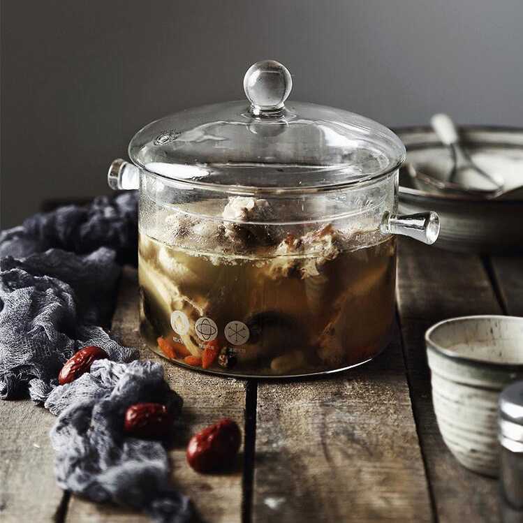 One Two Cups Pot Panci Masak Stewing Soup Pot 15CM - YWJ-1265 -Grosir